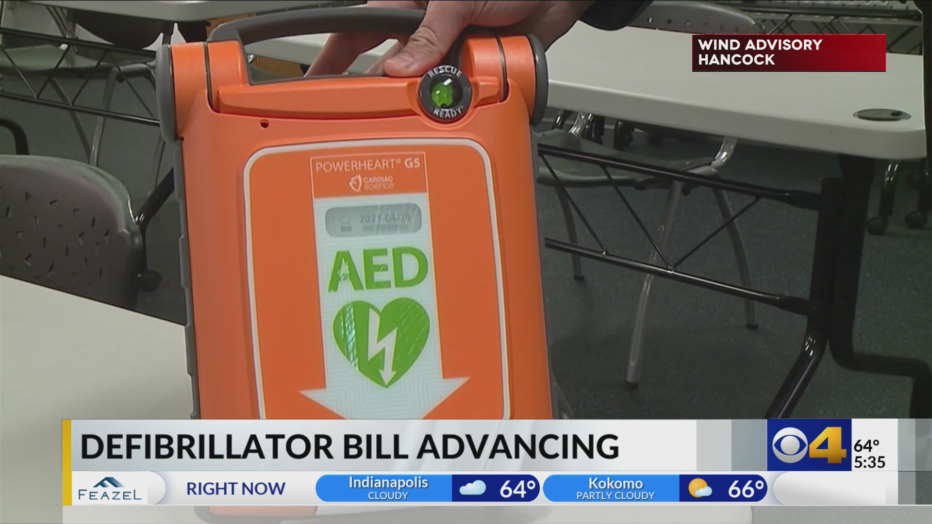 Indiana lawmakers advance bill adding new defibrillator requirements