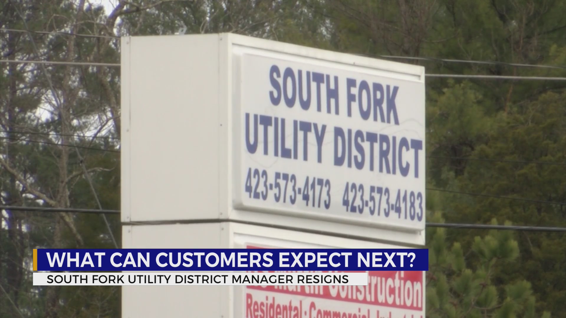 General manager of South Fork Utility District resigns WJHL Tri