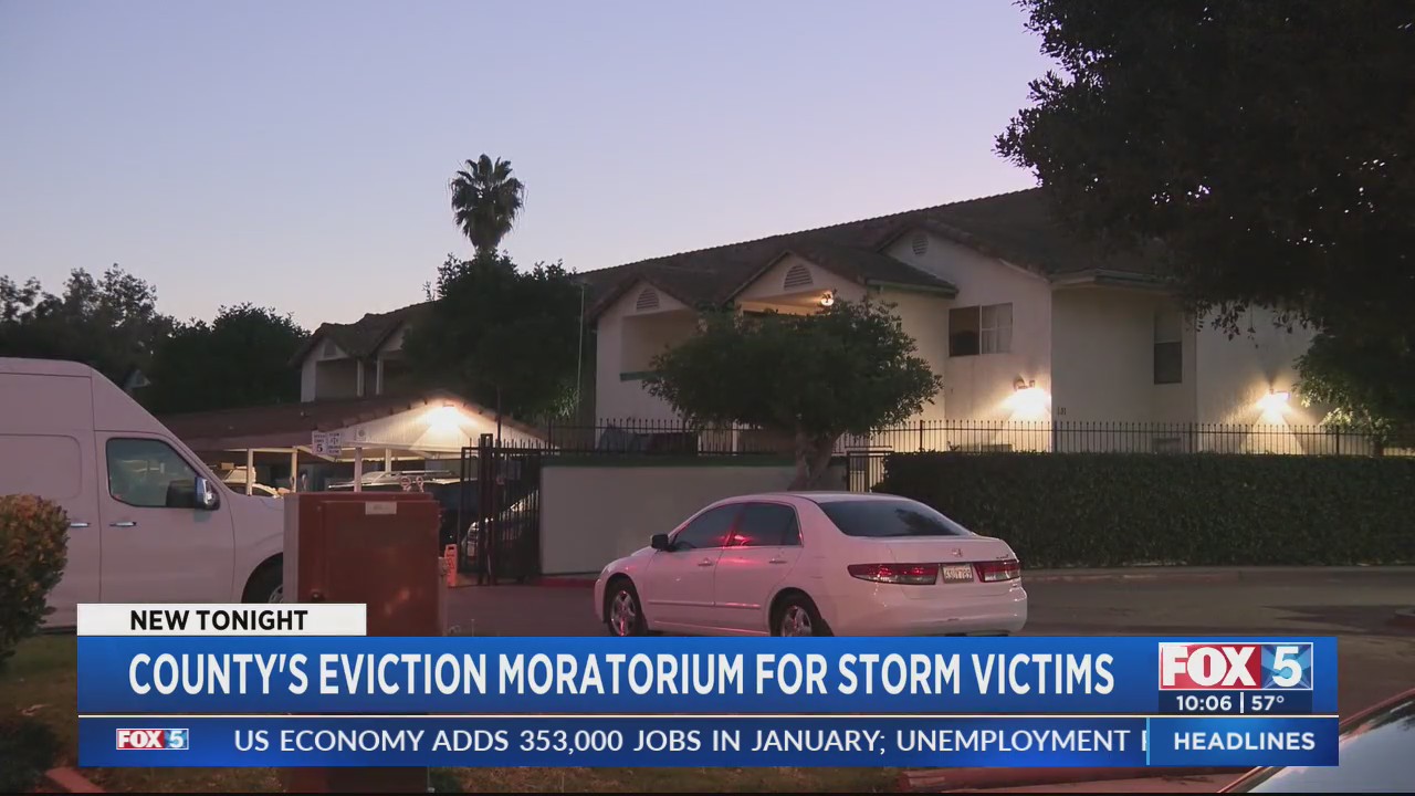 County’s Eviction Moratorium For Storm Victims – FOX 5 San Diego & KUSI ...