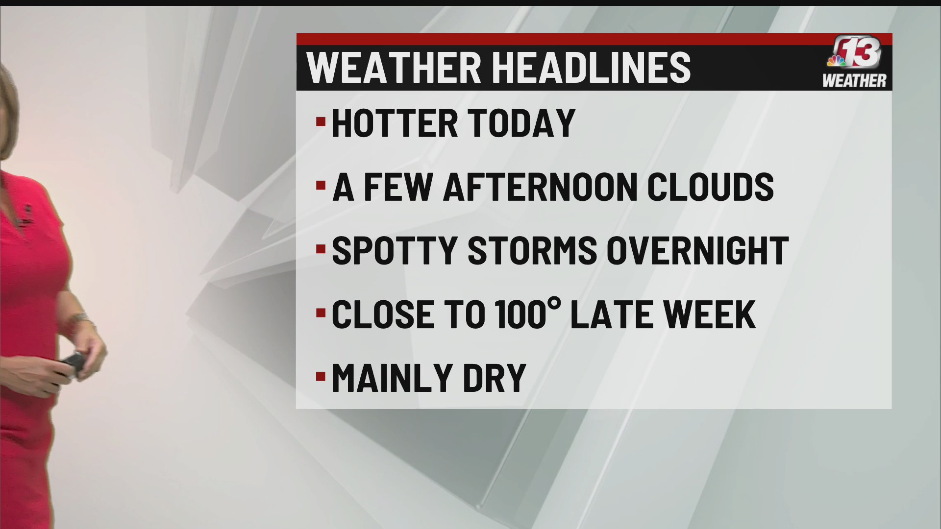 Tuesday Afternoon Weather Update – who13.com