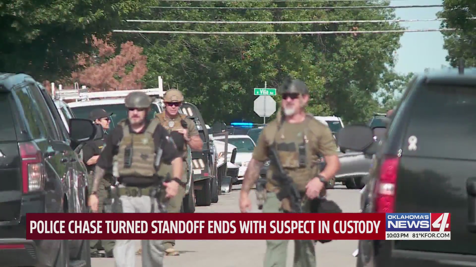 BARRICADED SUSPECT IN CUSTODY AFTER LEADING POLICE ON CHASE – KFOR.com ...
