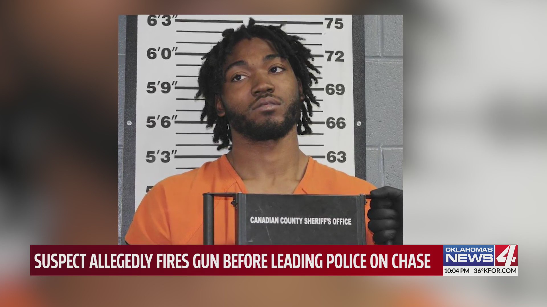 Suspect allegedly fires gun before leading police on chase – KFOR.com ...