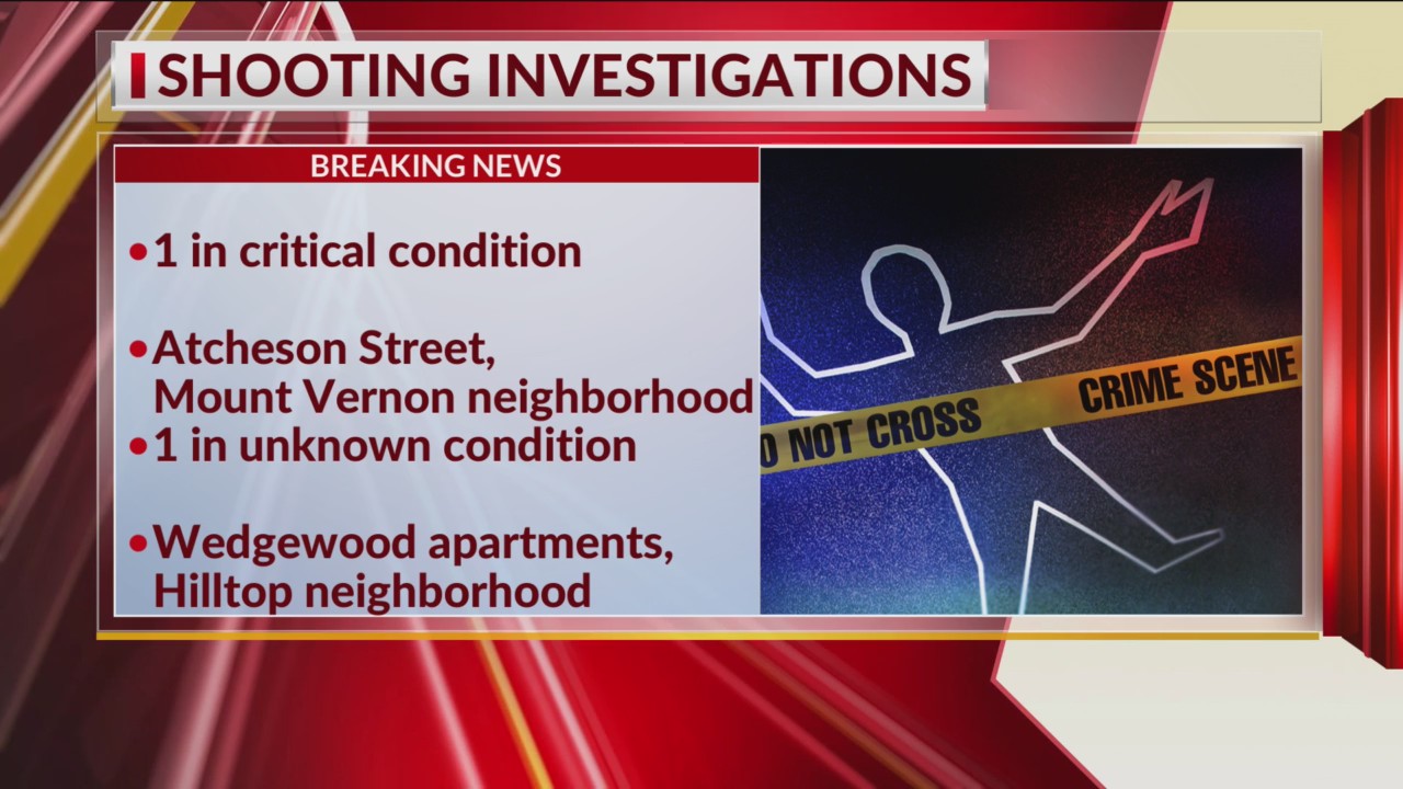 Two injured in separate shootings – NBC4 WCMH-TV