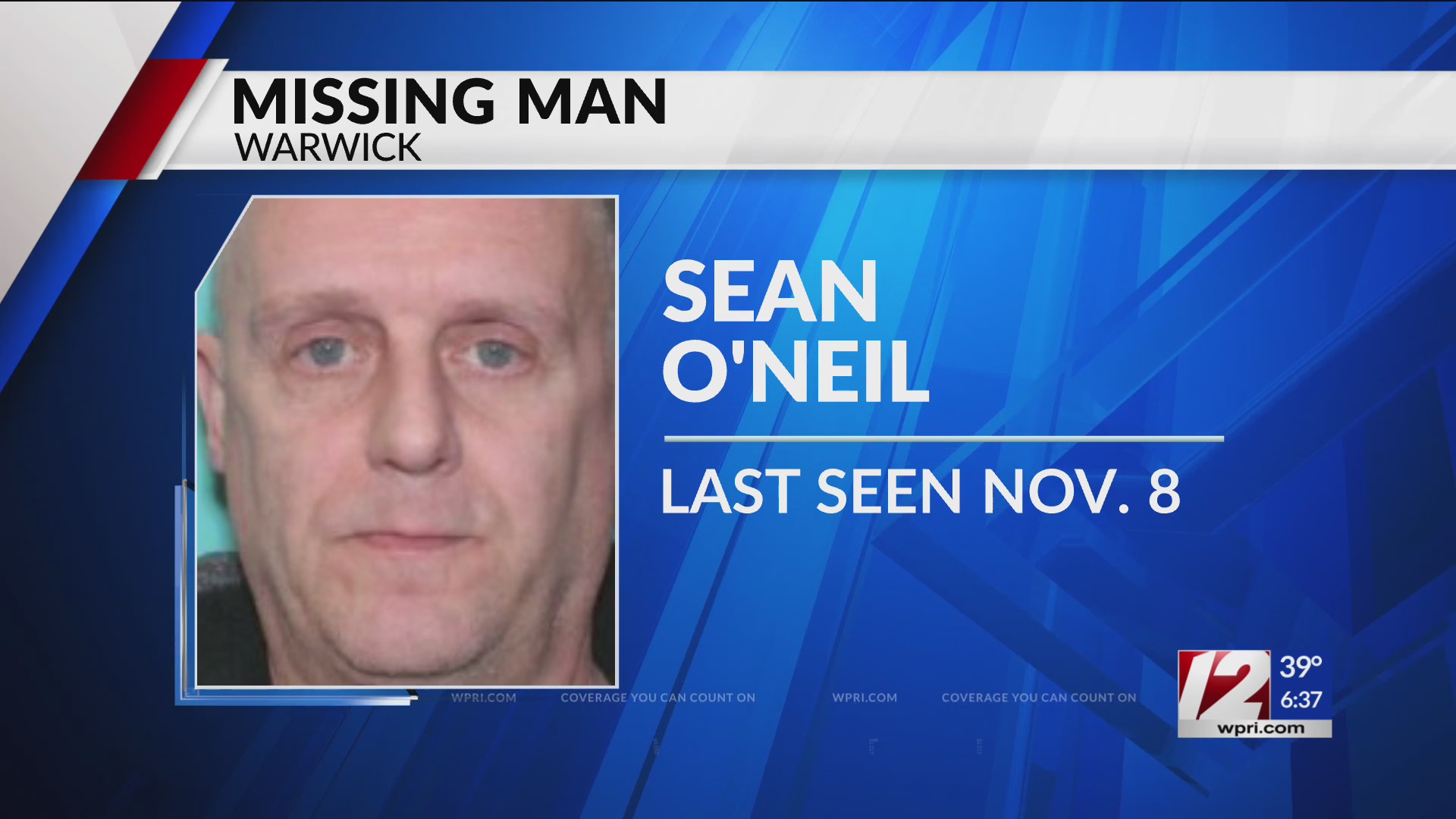 Warwick police searching for man missing for a month – WPRI.com
