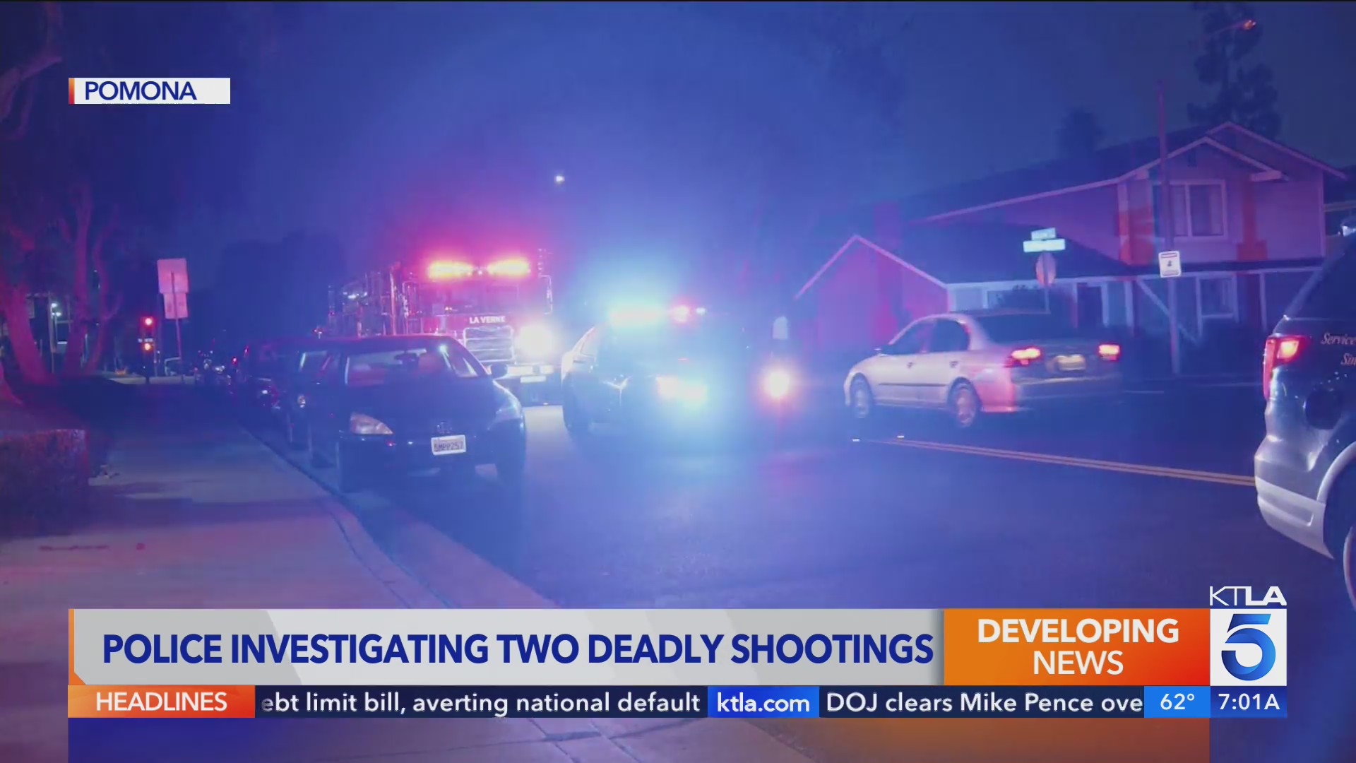 Police investigating two deadly shootings in Pomona – KTLA