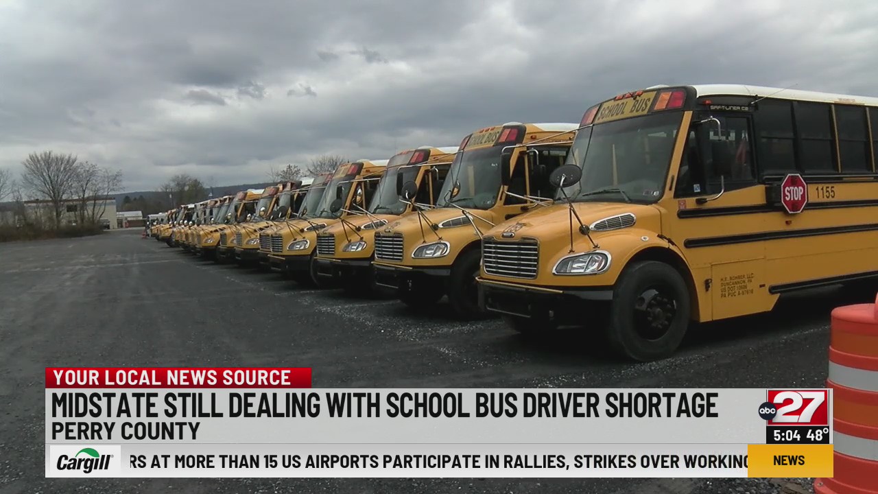 Midstate company improving school bus driver shortage, still hiring – ABC27