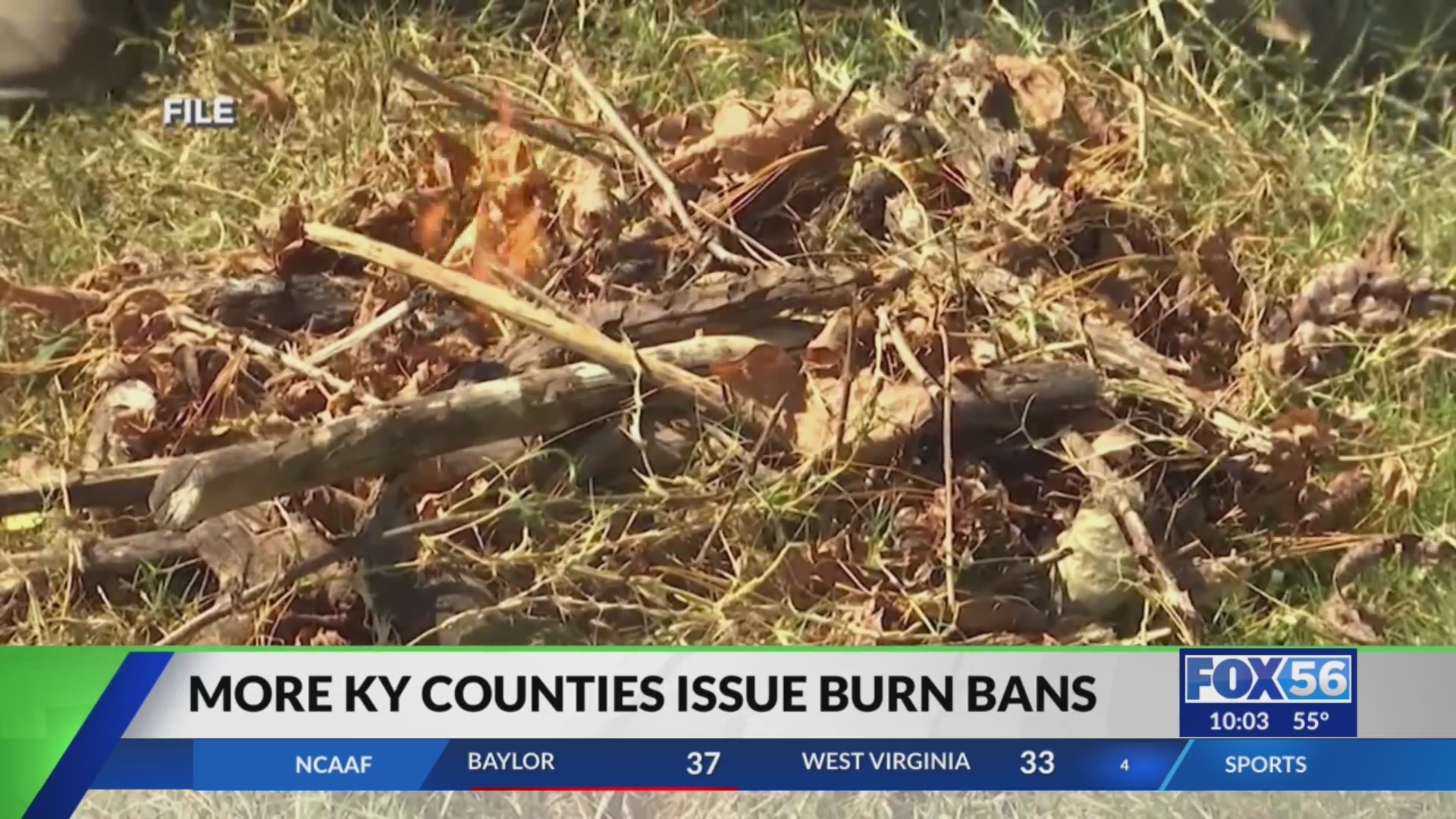 Kentucky counties continue to issue burn bans FOX 56 News