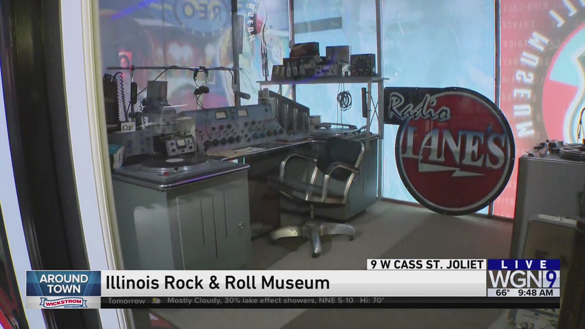 Around Town Illinois Rock Roll Museum On Route 66 Wgn Tv