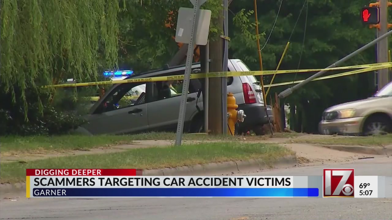 Garner police warn of scam targeting car crash victims
