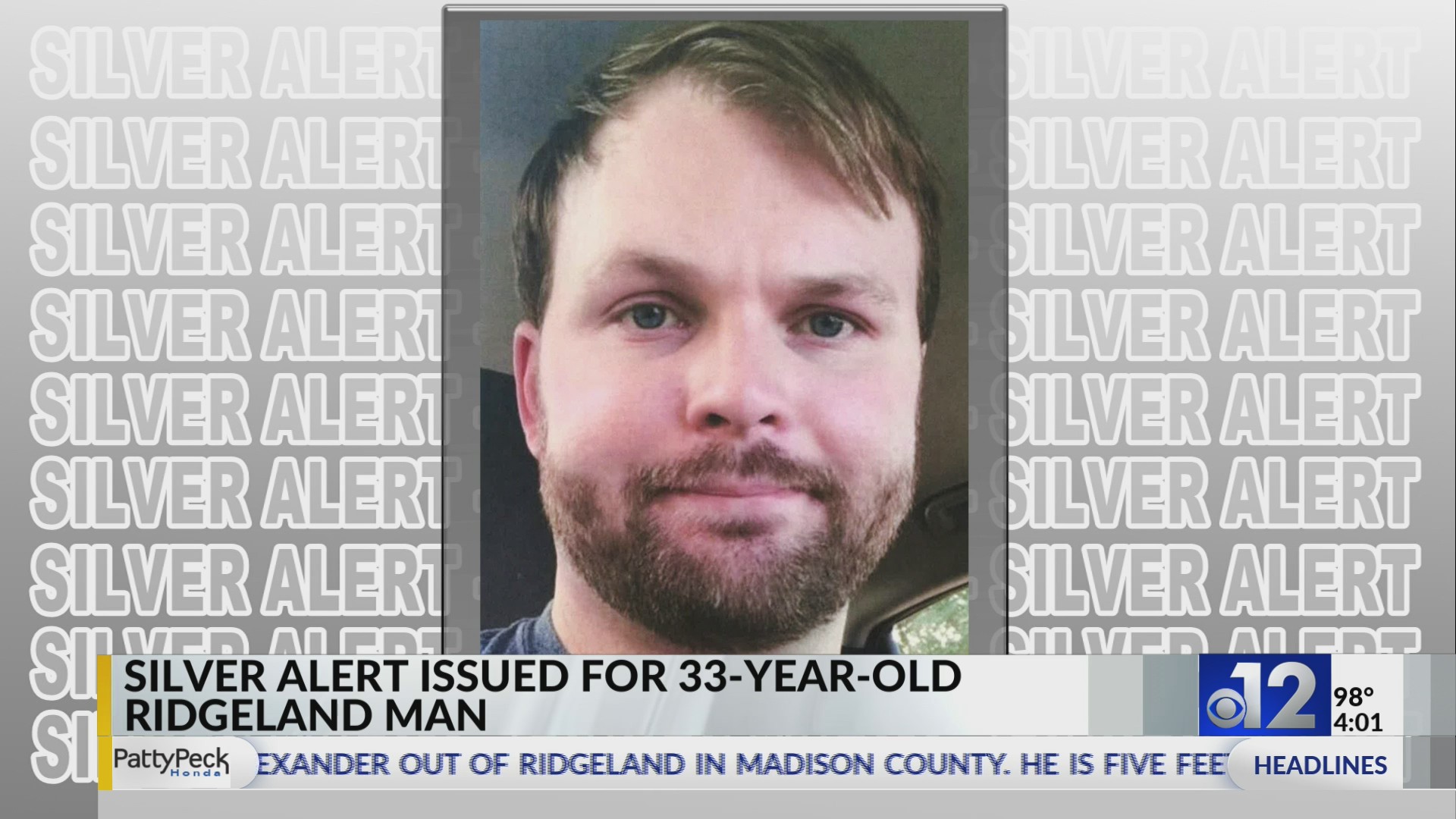 Silver Alert issued for 33-year-old Ridgeland man – WJTV