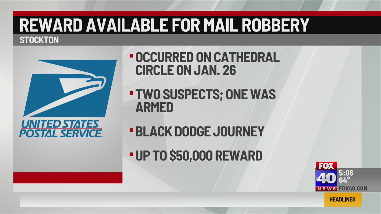 Reward offered in case of armed suspects that robbed mail carrier ...