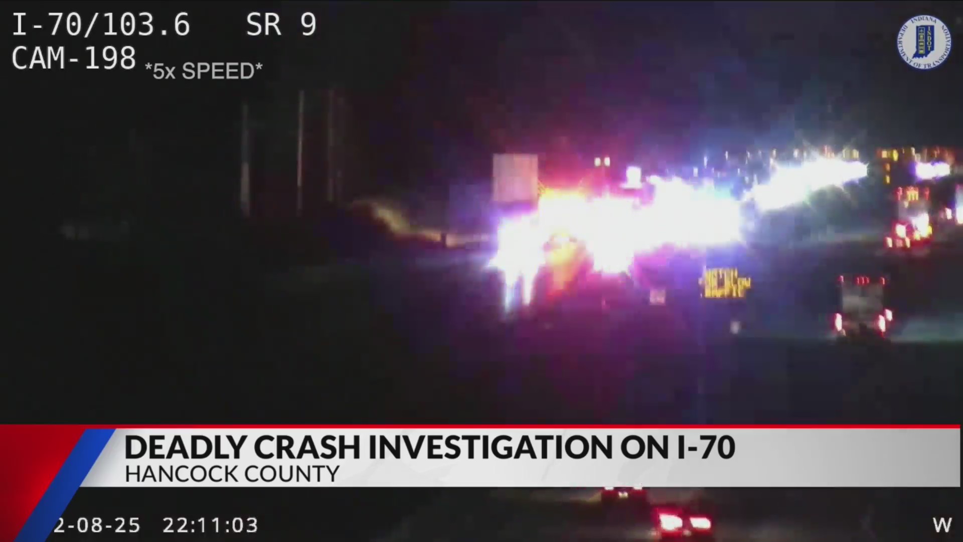 1 killed in crash on I-70 in Hancock County – Fox 59