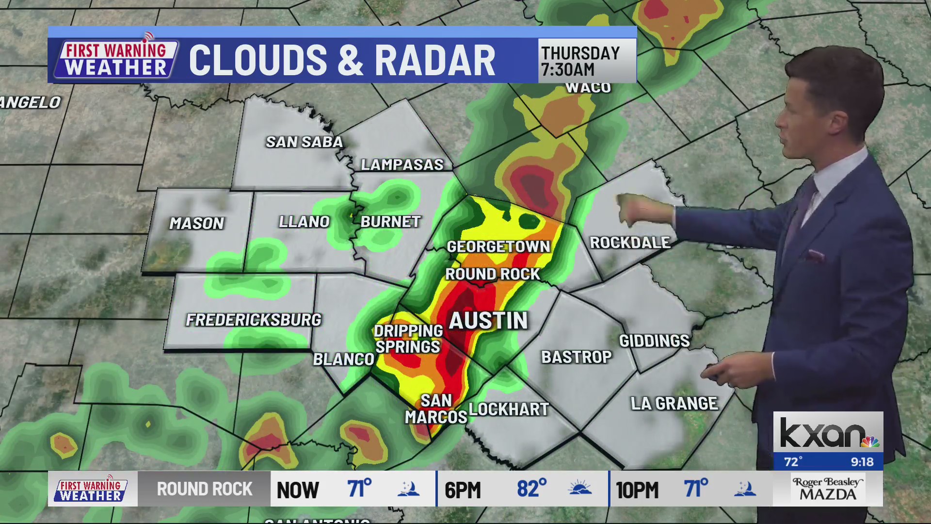 Monday overnight First Warning Forecast – KXAN Austin