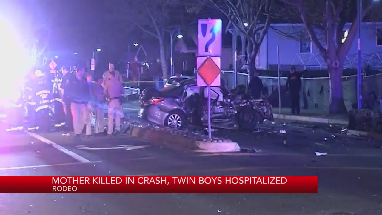 Mother killed in Rodeo crash; twin boys hospitalized – KRON4
