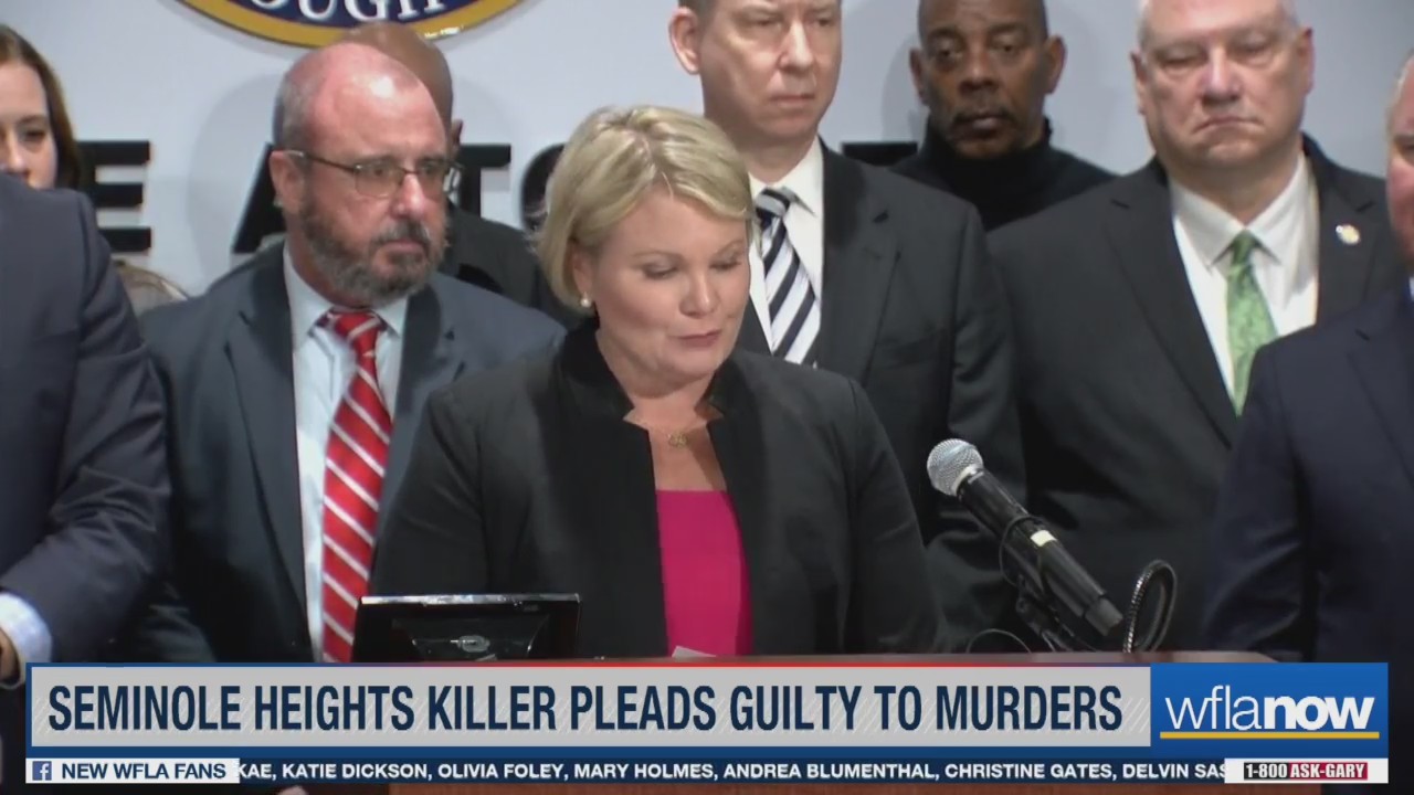 State attorney, families speak after Seminole Heights killer gets