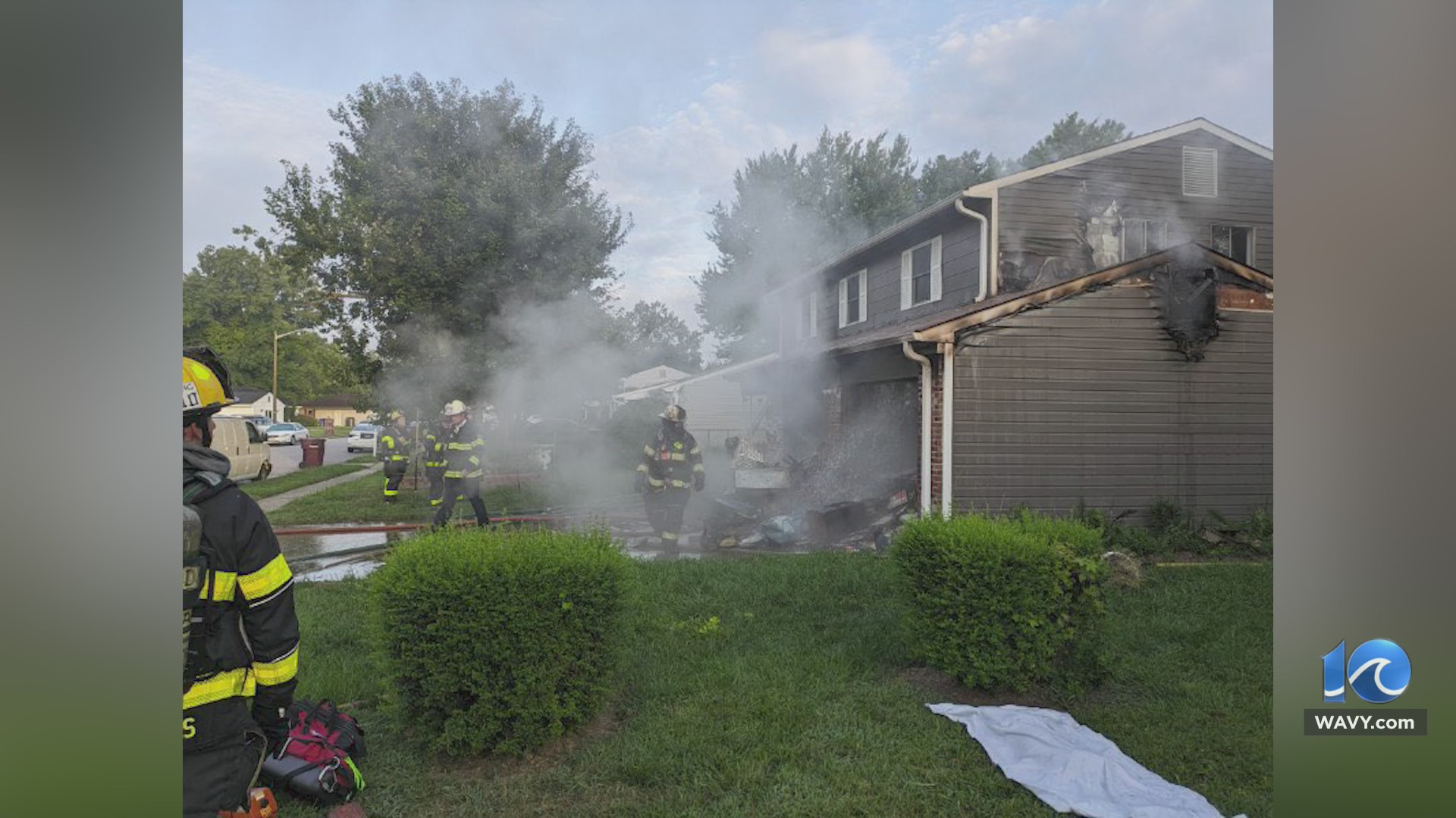 2 adults displaced, dog dies in Chesapeake house fire – WAVY.com