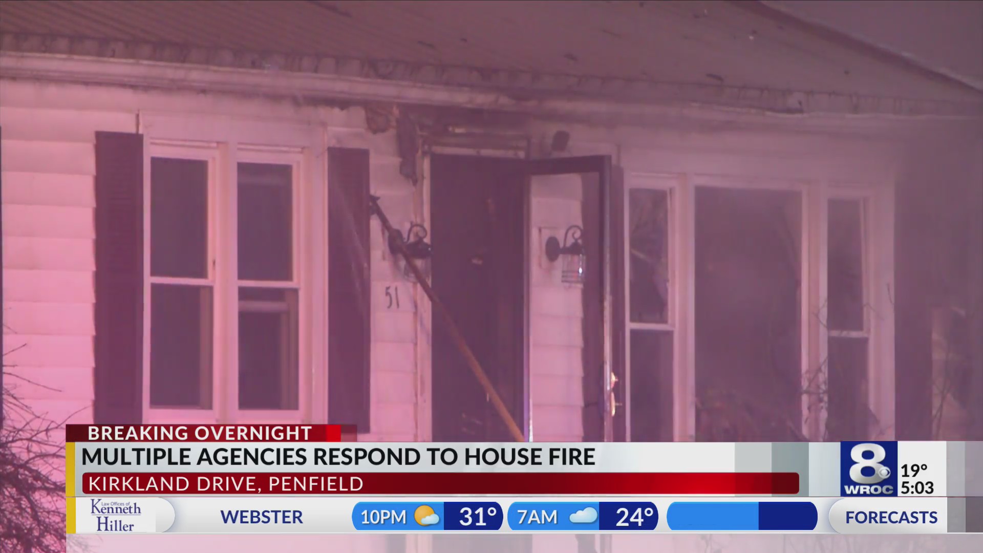 Multiple fire agencies respond to Penfield house fire RochesterFirst