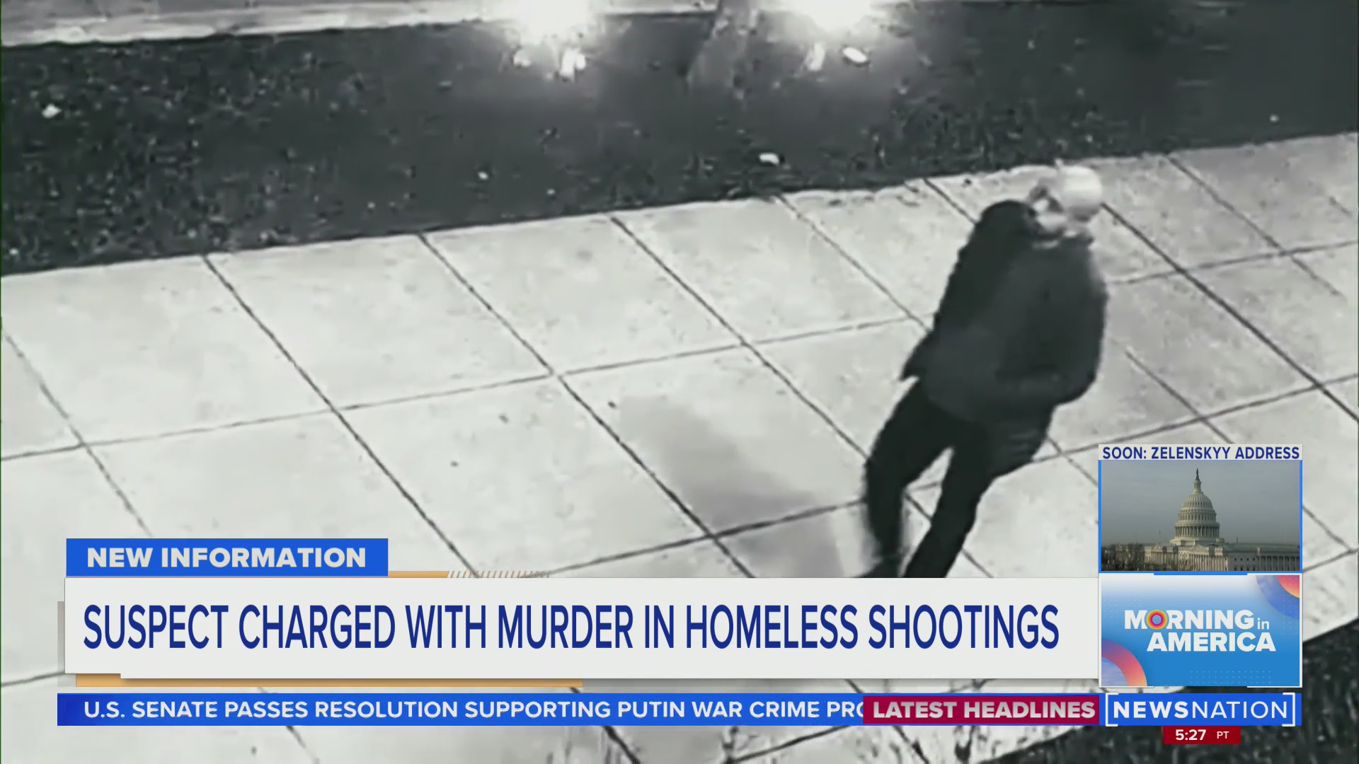 Suspect charged with murder in homeless shootings | Morning in America ...