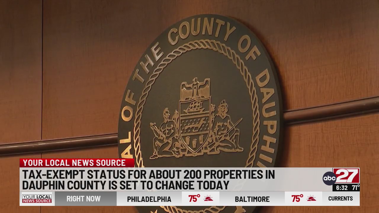 200 Dauphin County properties could lose their taxexempt status ABC27