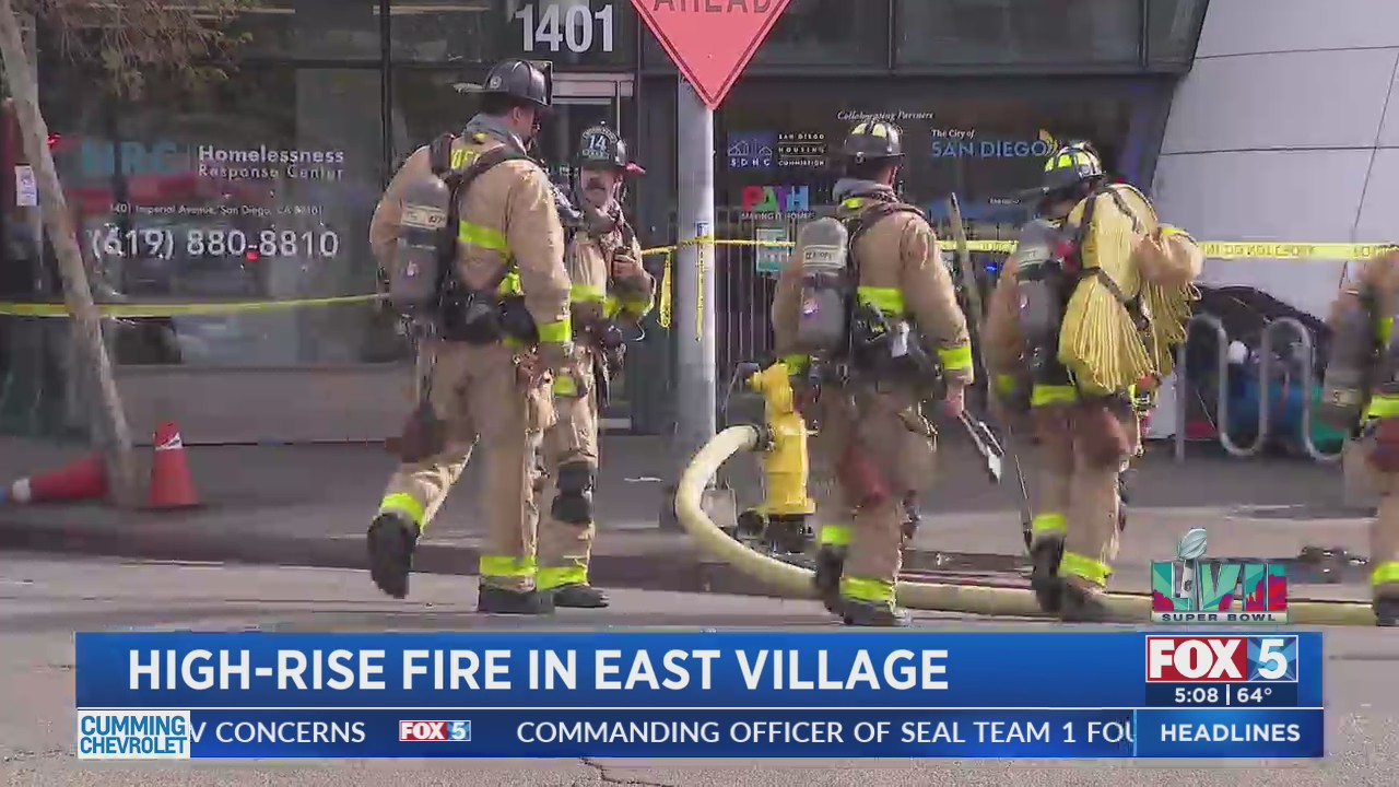 High-Rise Fire In East Village – FOX 5 San Diego & KUSI News