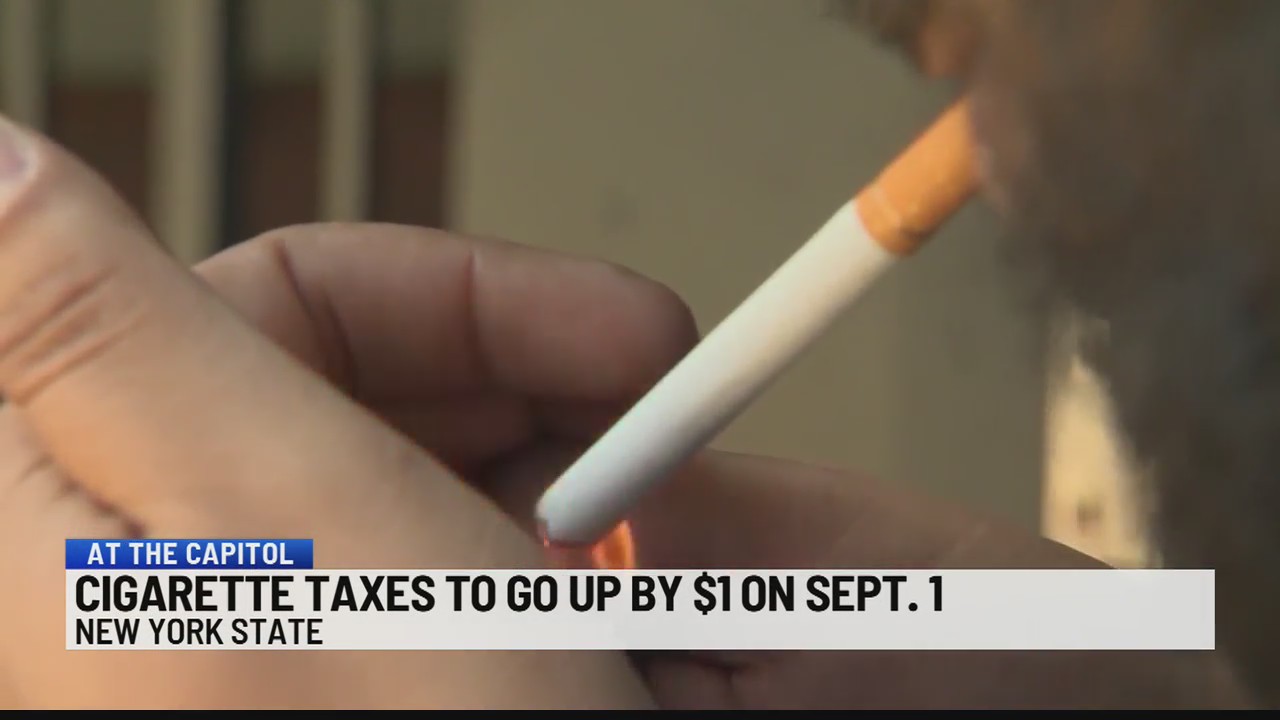 has tobacco gone up Cigarette taxes to go up by $1 on September 1