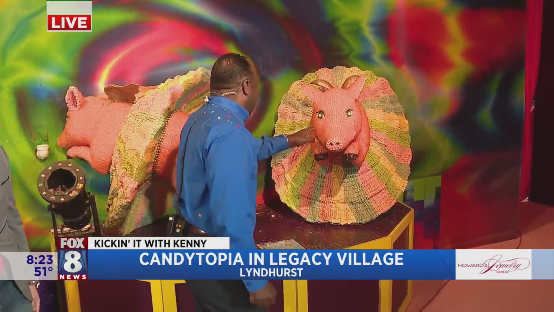 Kenny’s having a sweet morning at Candytopia Fox 8 Cleveland WJW