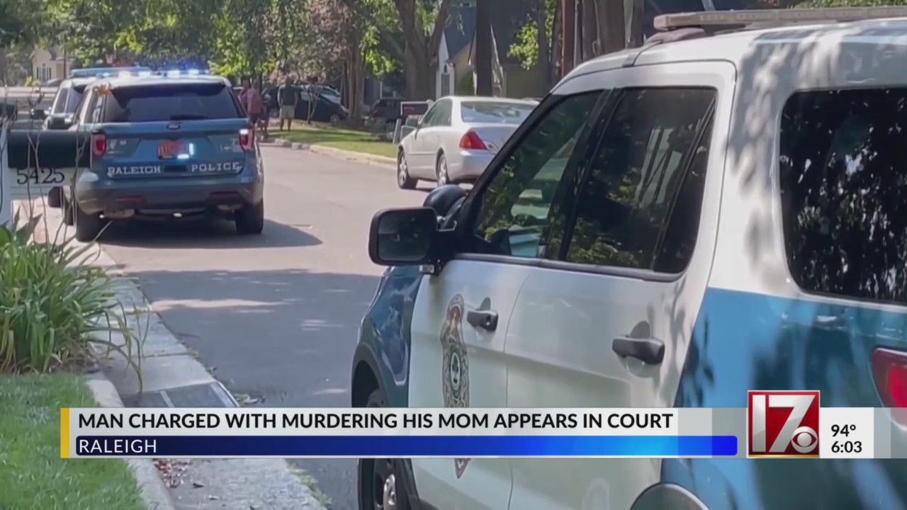 Man charged with murdering his mom appears in court – CBS17.com