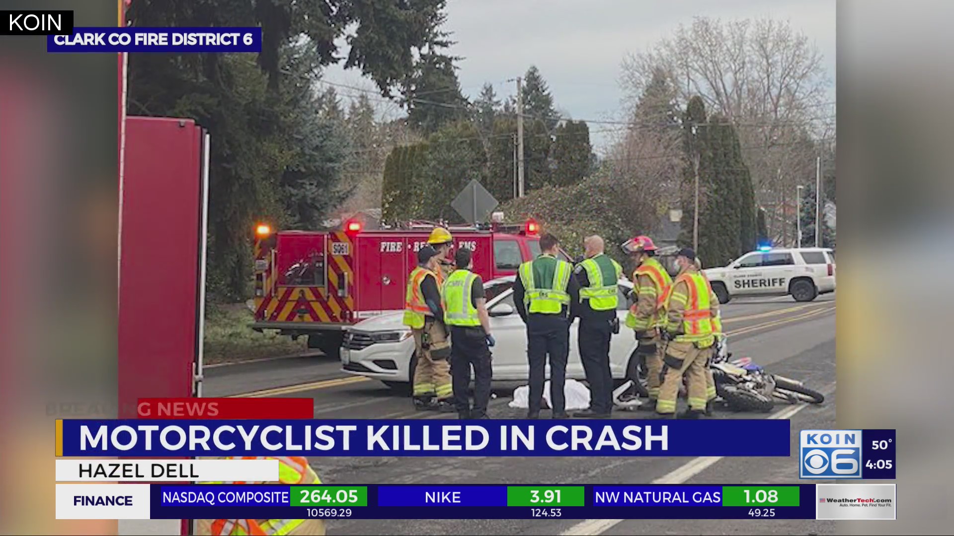 1 dead after motorcycle crash in Vancouver, WA – KOIN.com