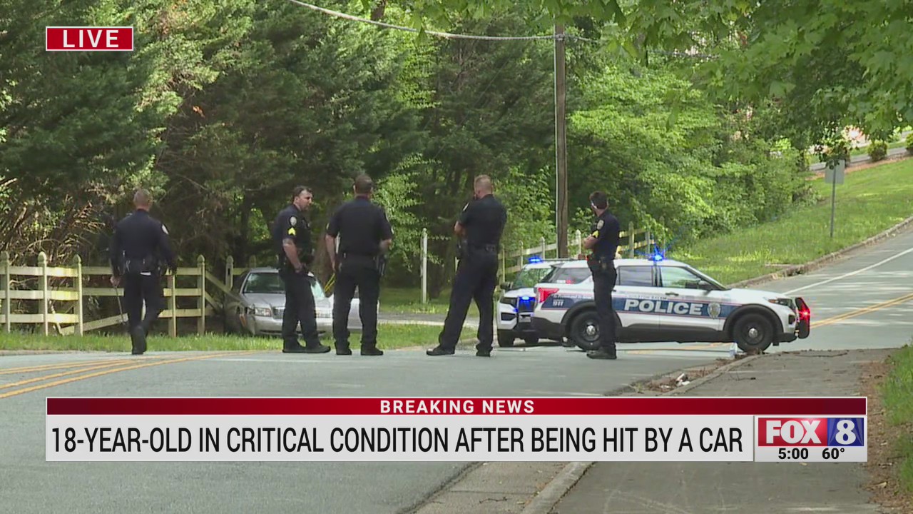 Teen in critical condition after being hit by car in Winston-Salem ...