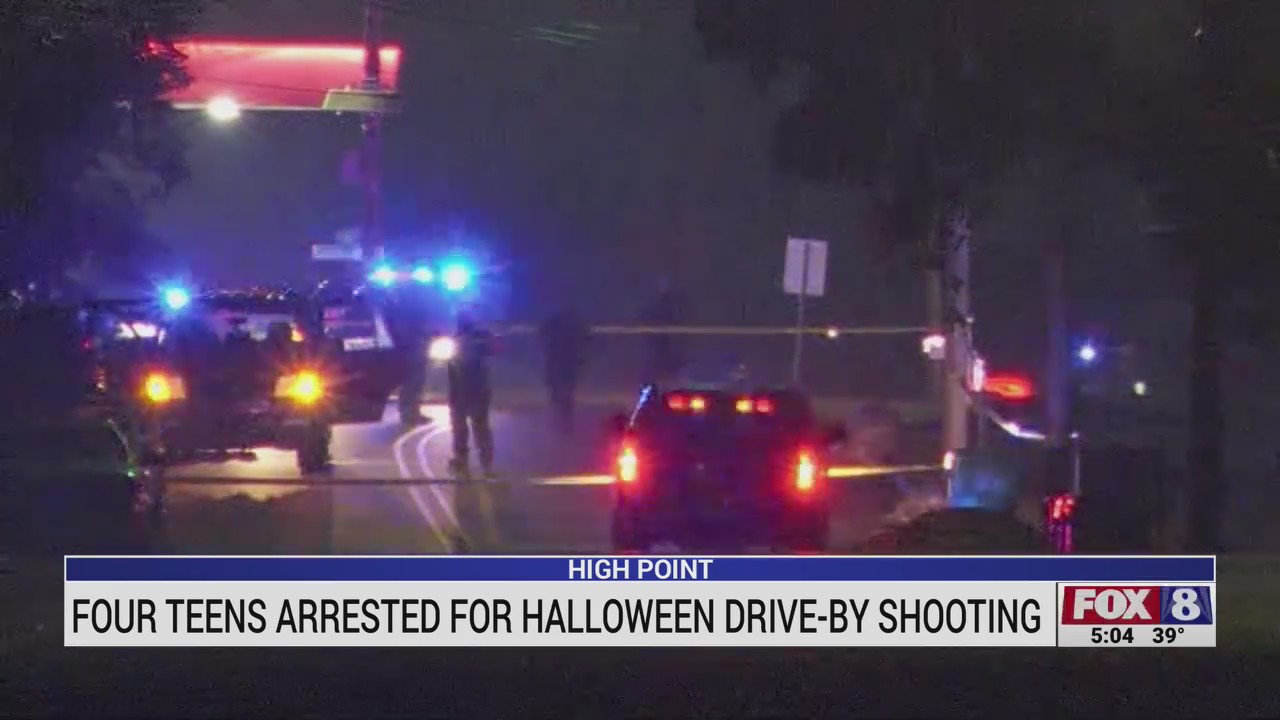 4 teens arrested after drive-by shooting in High Point on Bridges Drive ...