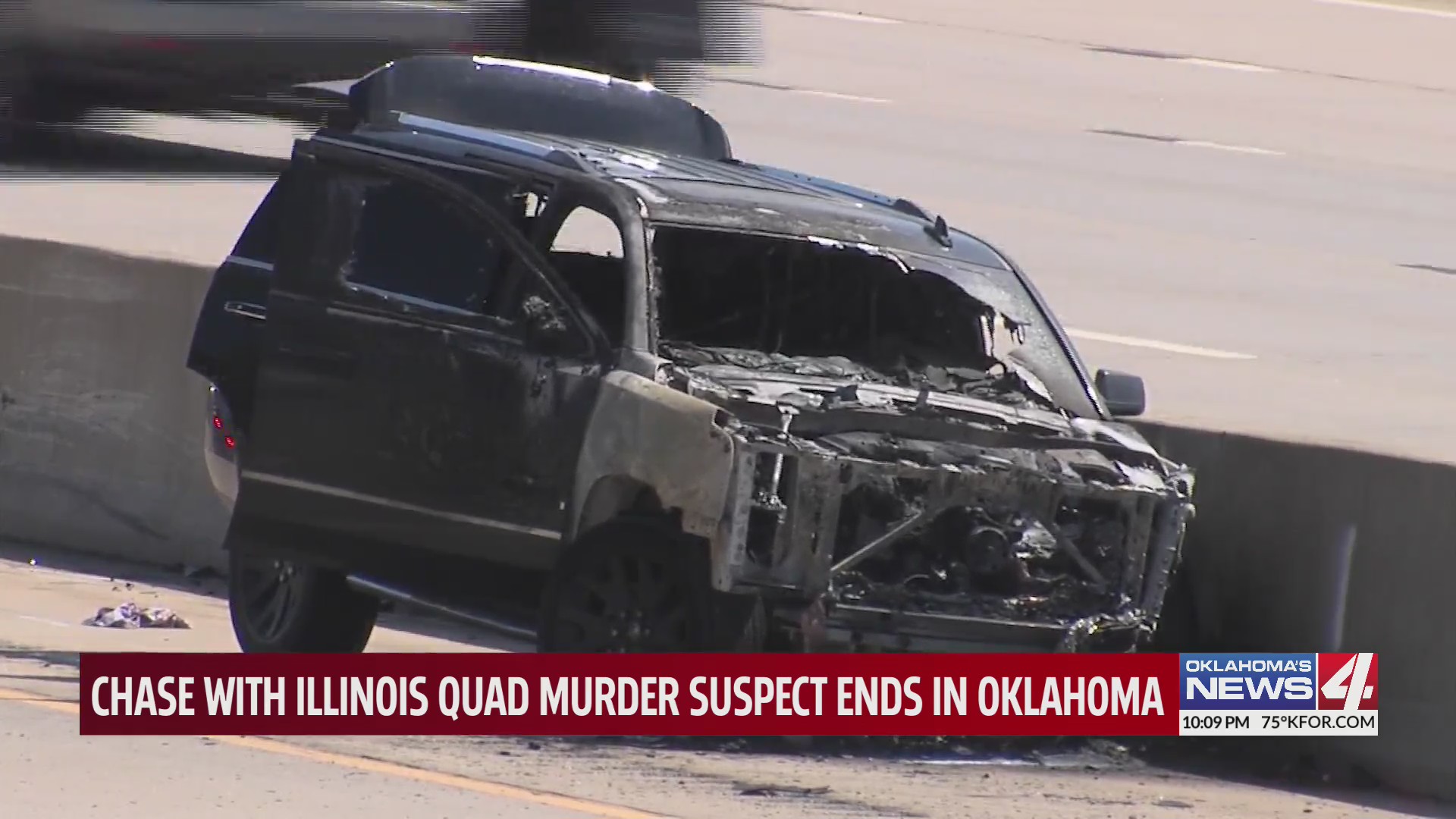 Chase with Illinois quad murder suspect ends in Oklahoma – KFOR.com ...