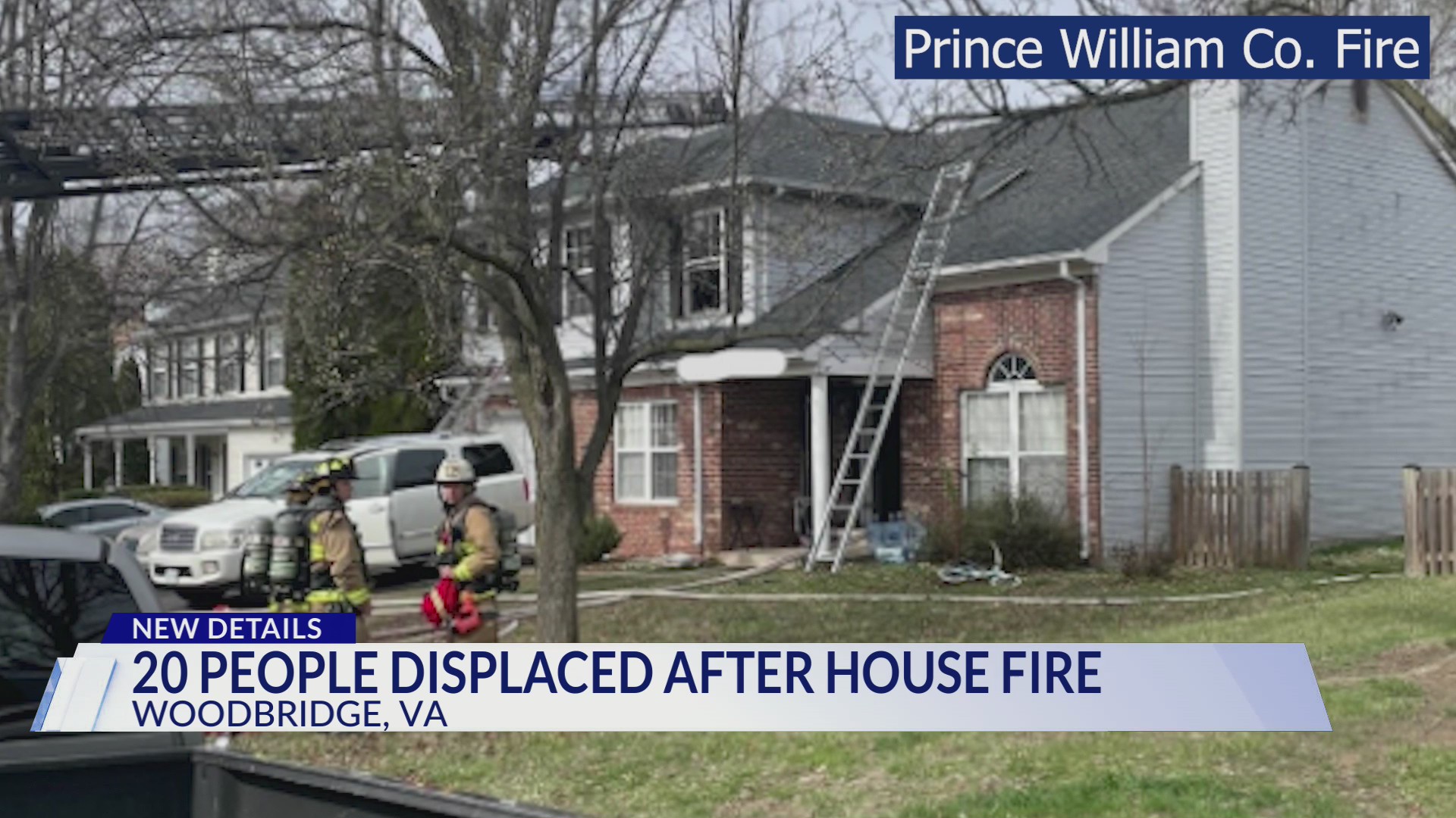 House fire leaves 20 people, including 15 children displaced in Prince ...
