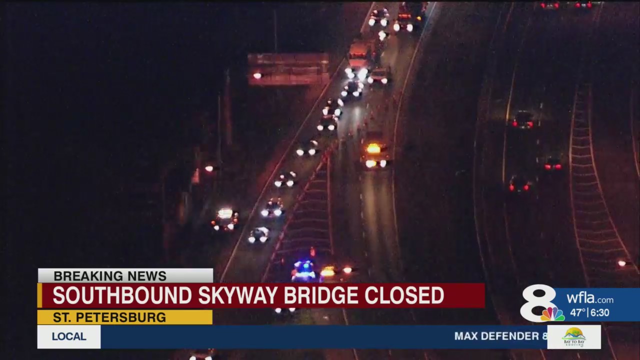 Southbound Lanes On Sunshine Skyway Shut Down For Hours Due To Deadly