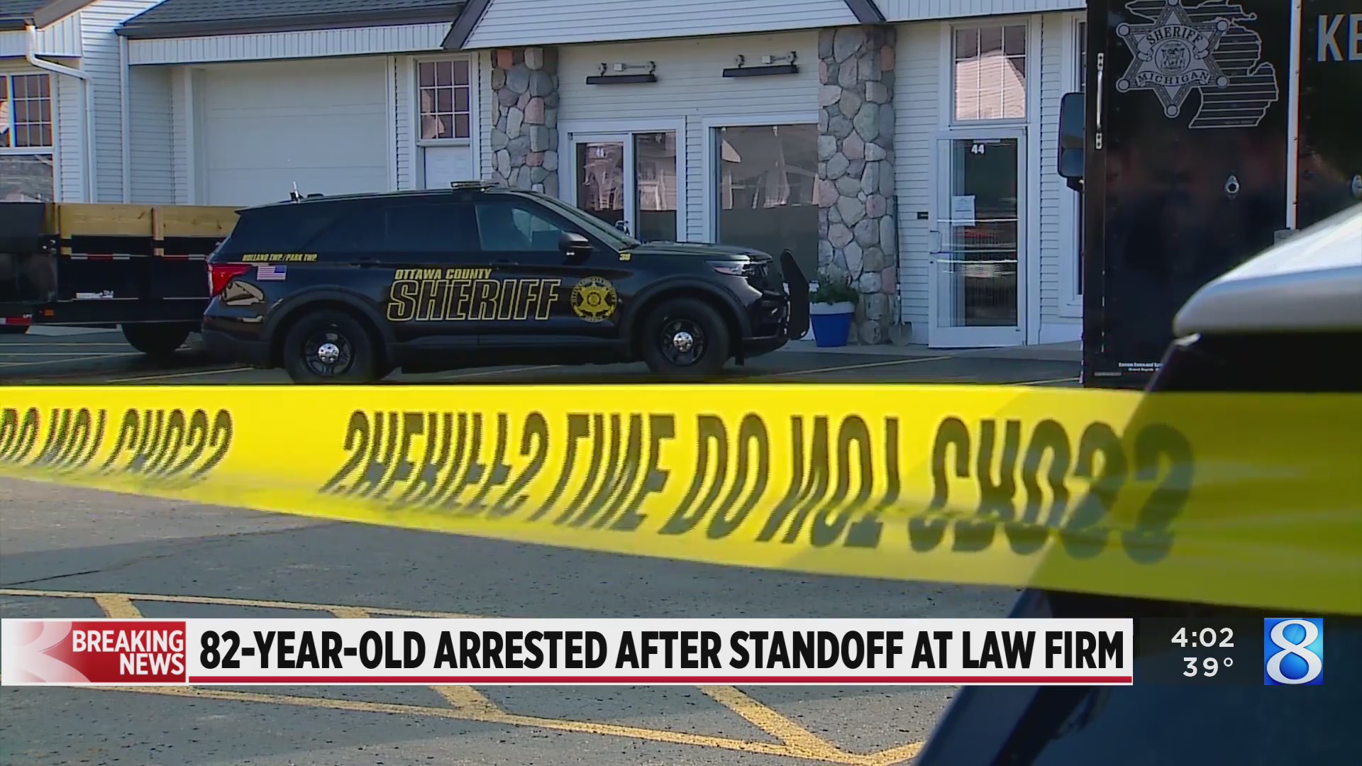 Man, 82, arrested after standoff at Hollandarea business