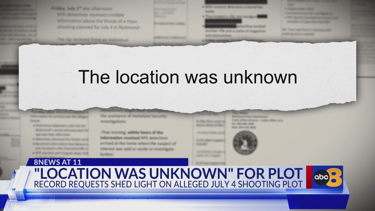 Record requests shed light on alleged July 4 shooting plot in Richmond ...