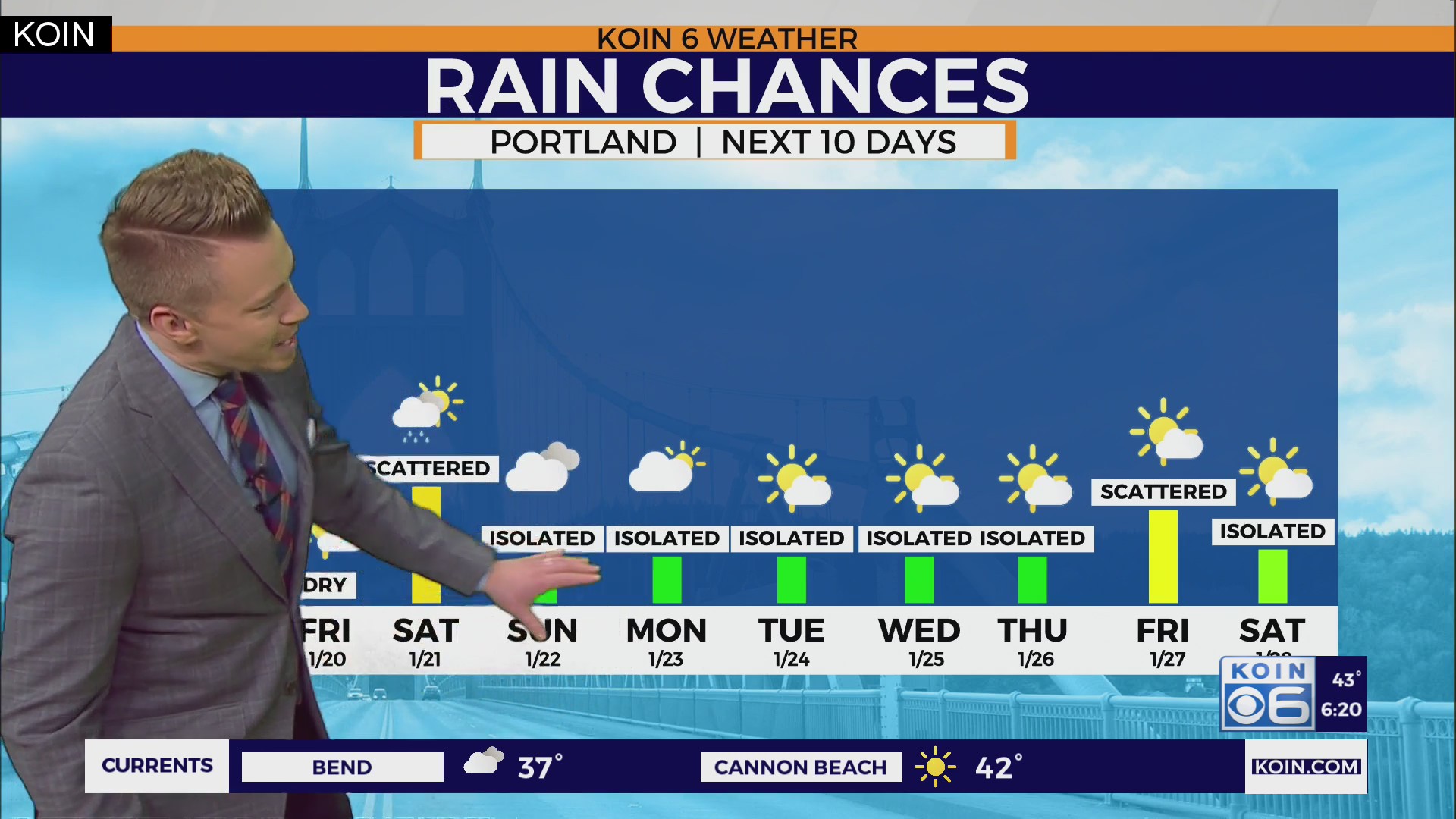 KOIN 6 Weather: Drier skies return to Portland after a soggy Wednesday ...