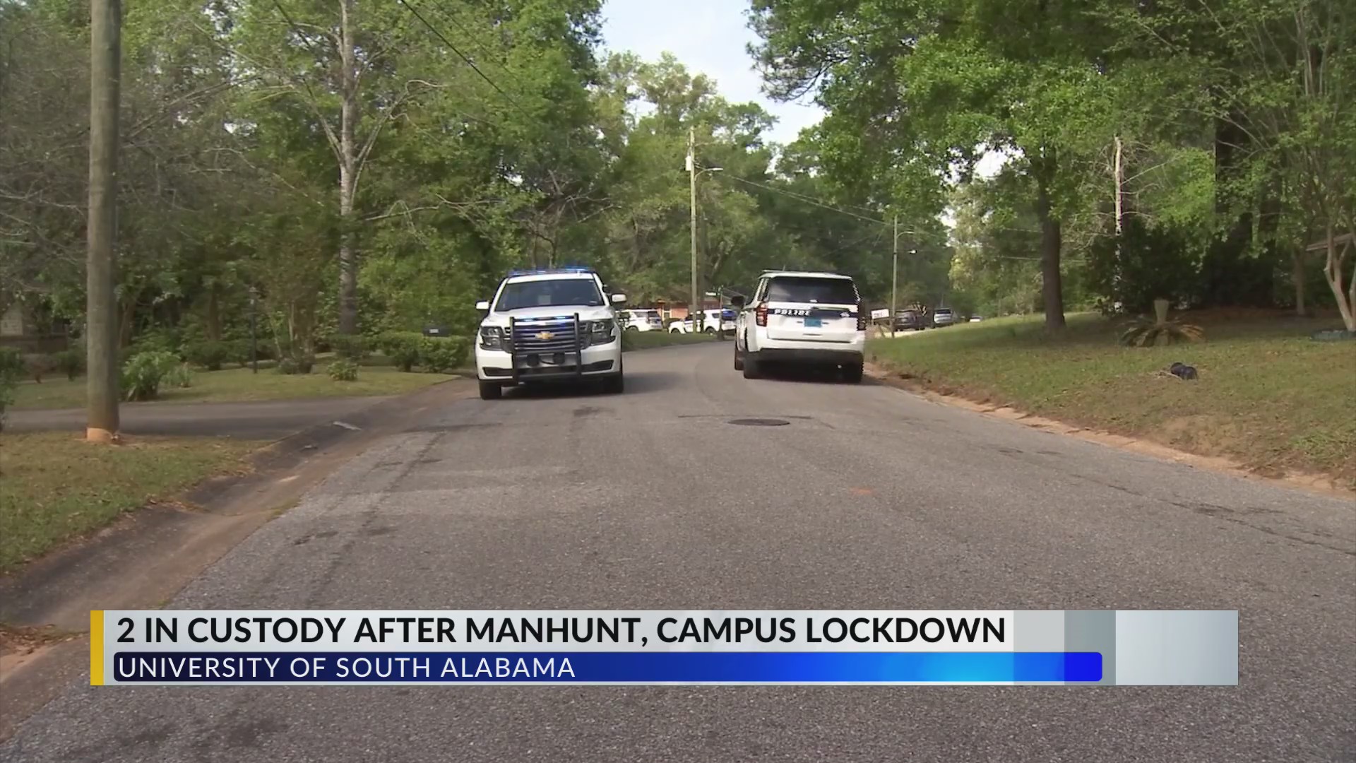 Teen carjacking suspects arrested after manhunt, lockdown at University ...