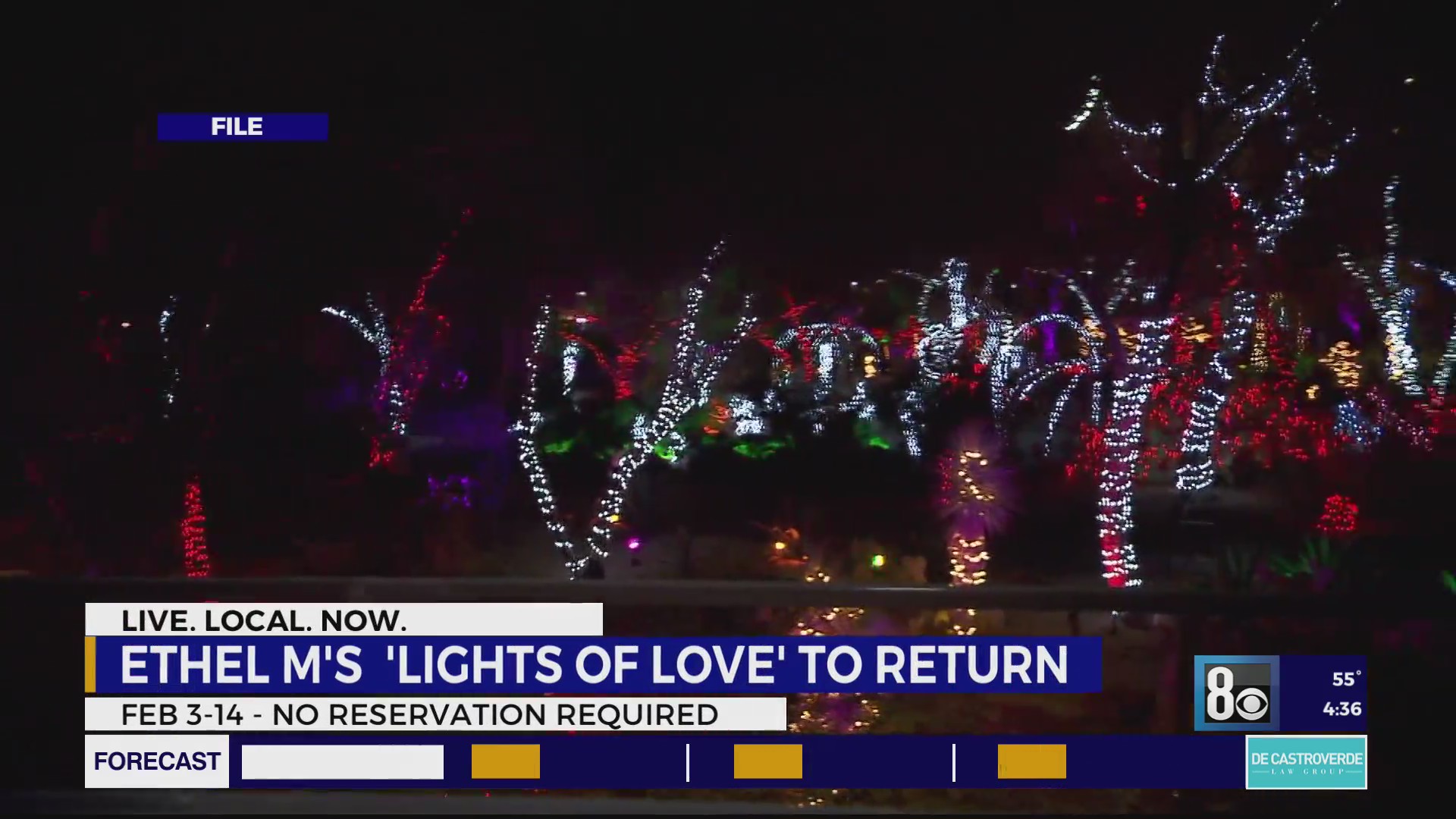 Ethel M’s ‘Lights of Love’ to return KLAS