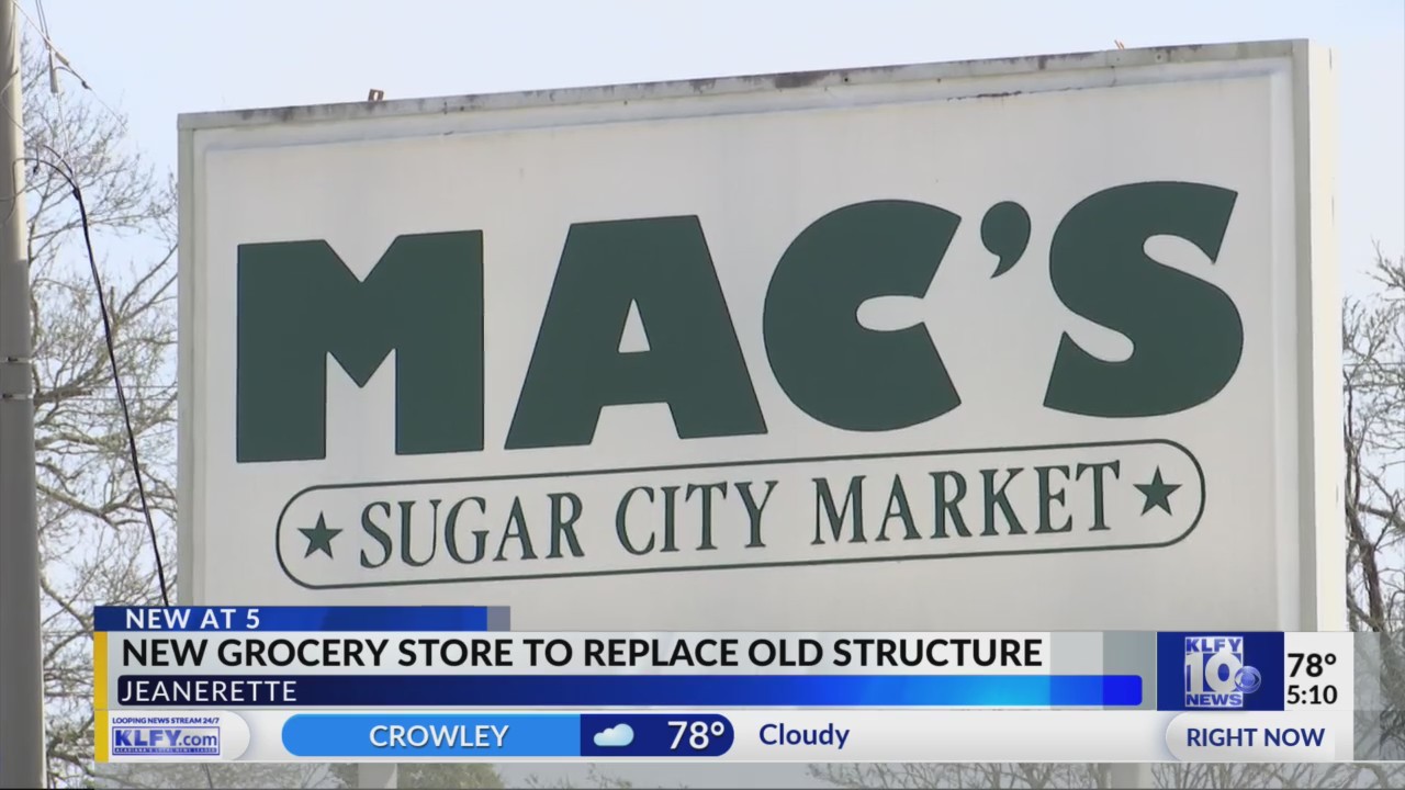 New grocery store to replace old structure in Jeanerette