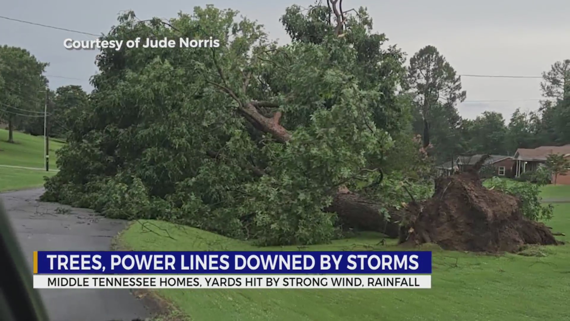 Trees, powerlines downed by storms – WKRN News 2