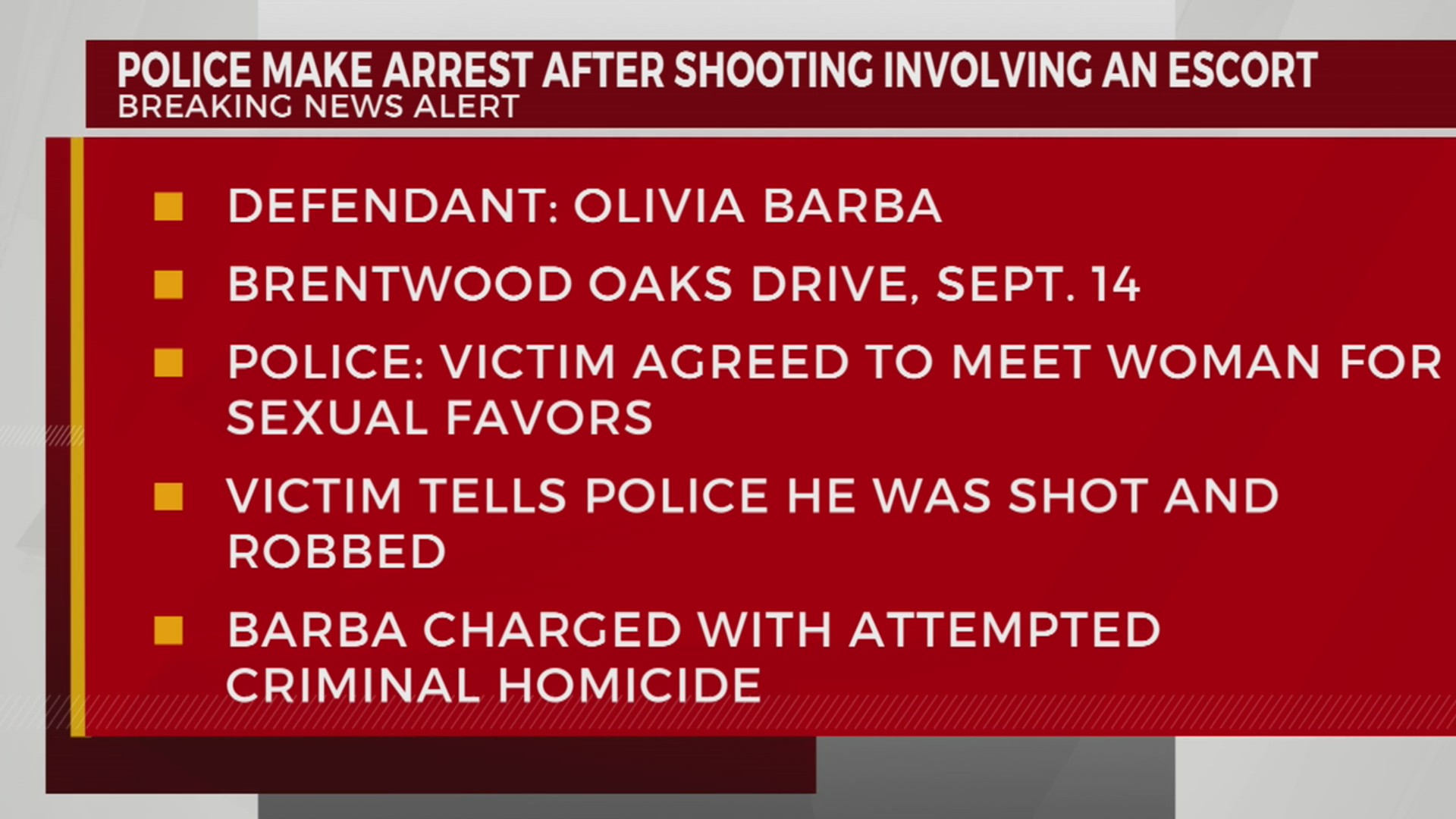 Woman charged in connection with Brentwood area shooting – WKRN News 2