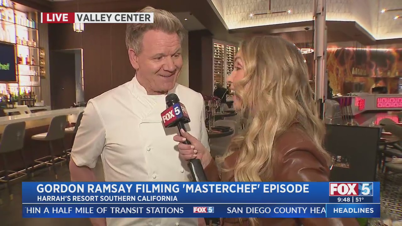 Gordon Ramsay Films 'MasterChef' At Hell's Kitchen In SoCal – FOX 5 San  Diego
