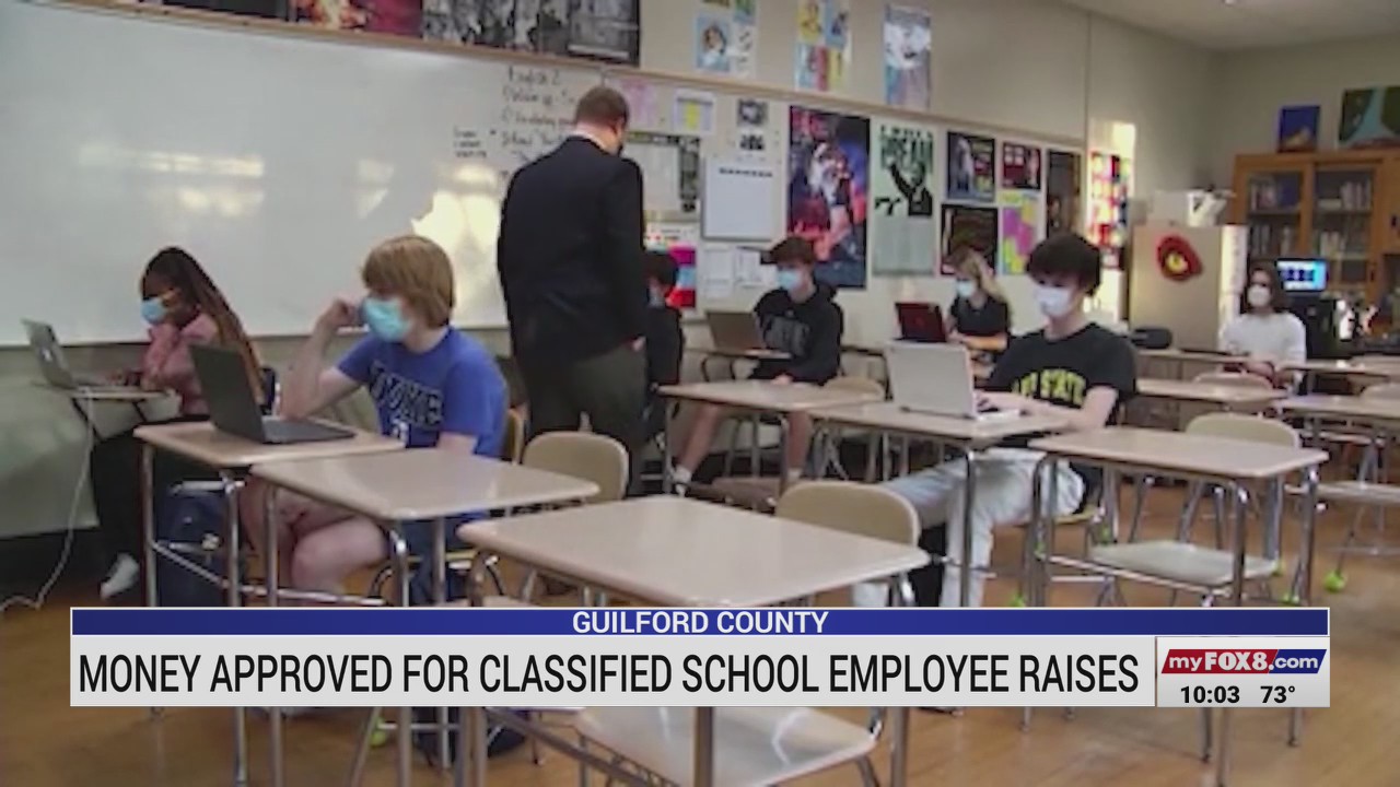 Guilford Co. approves classified school employee raises – FOX8 WGHP