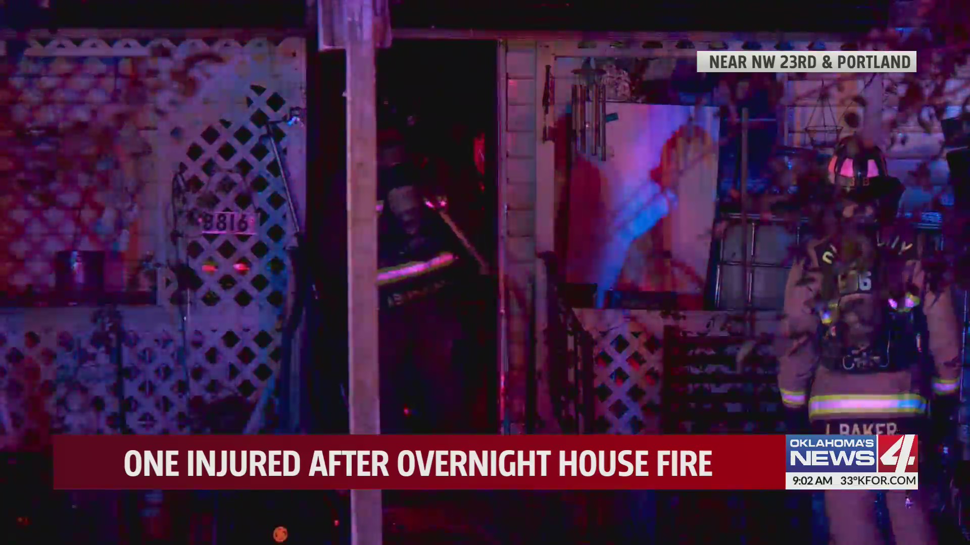 One injured after overnight house fire – KFOR.com Oklahoma City