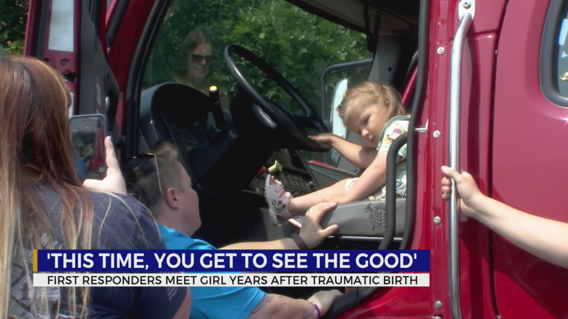 Sumner County first responders meet girl years after traumatic birth ...