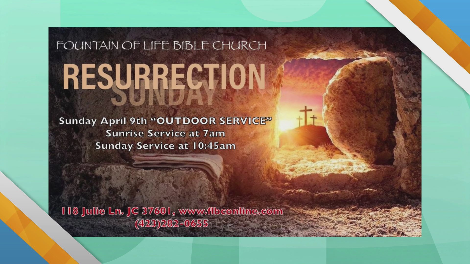 Fountain of Life Bible Church presents Resurrection Sunday outdoor