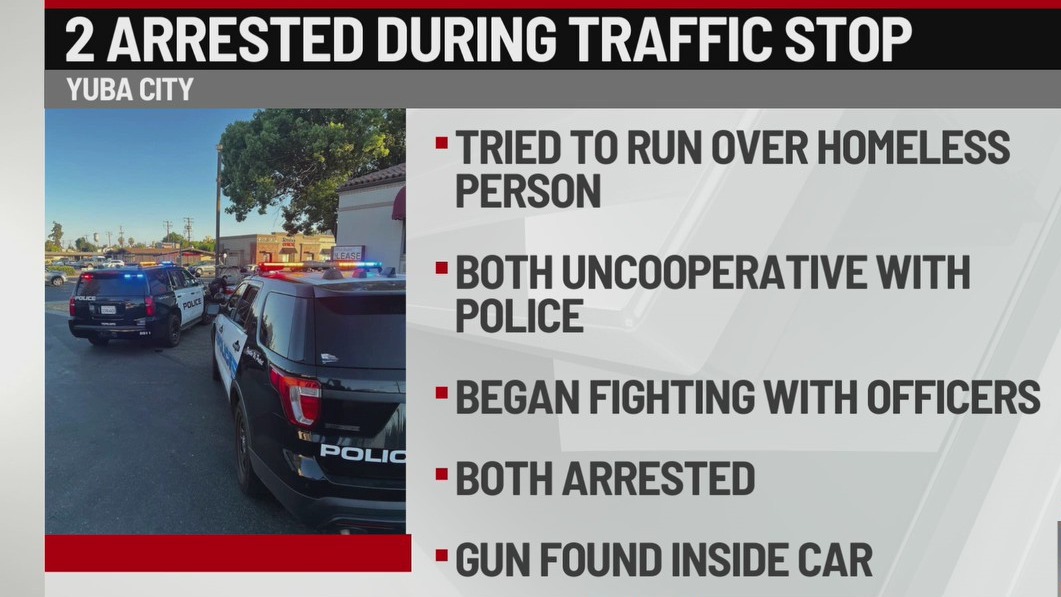Two arrested in Yuba City traffic stop – FOX40 News