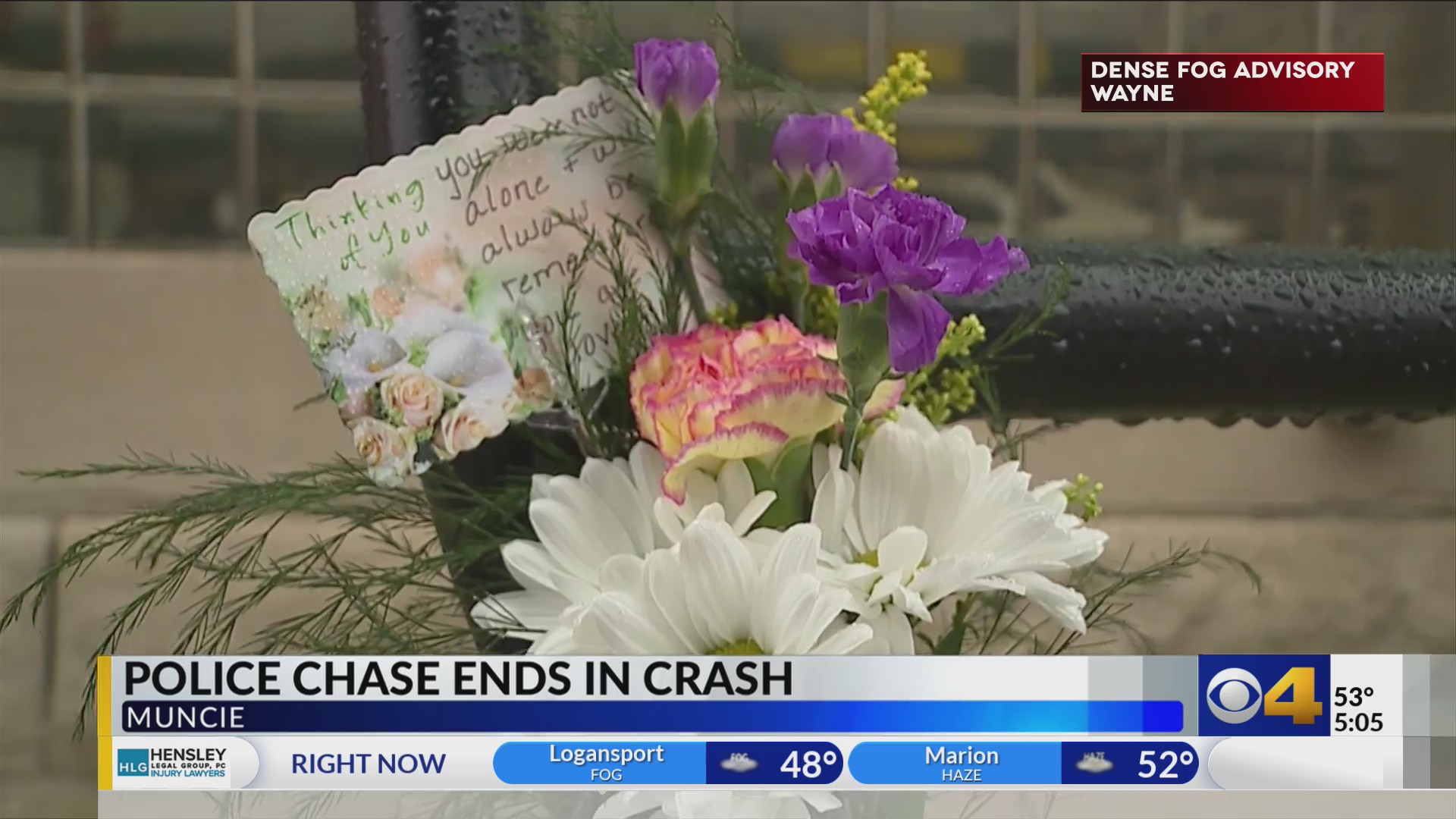 1 dead, 1 hurt after Muncie police chase ends with crash, flipped car ...