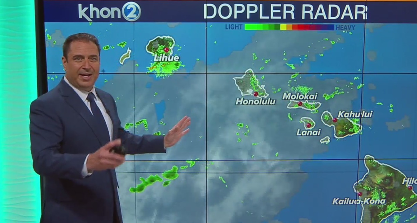 Breezy trade winds with showers in windward, mauka areas – KHON2