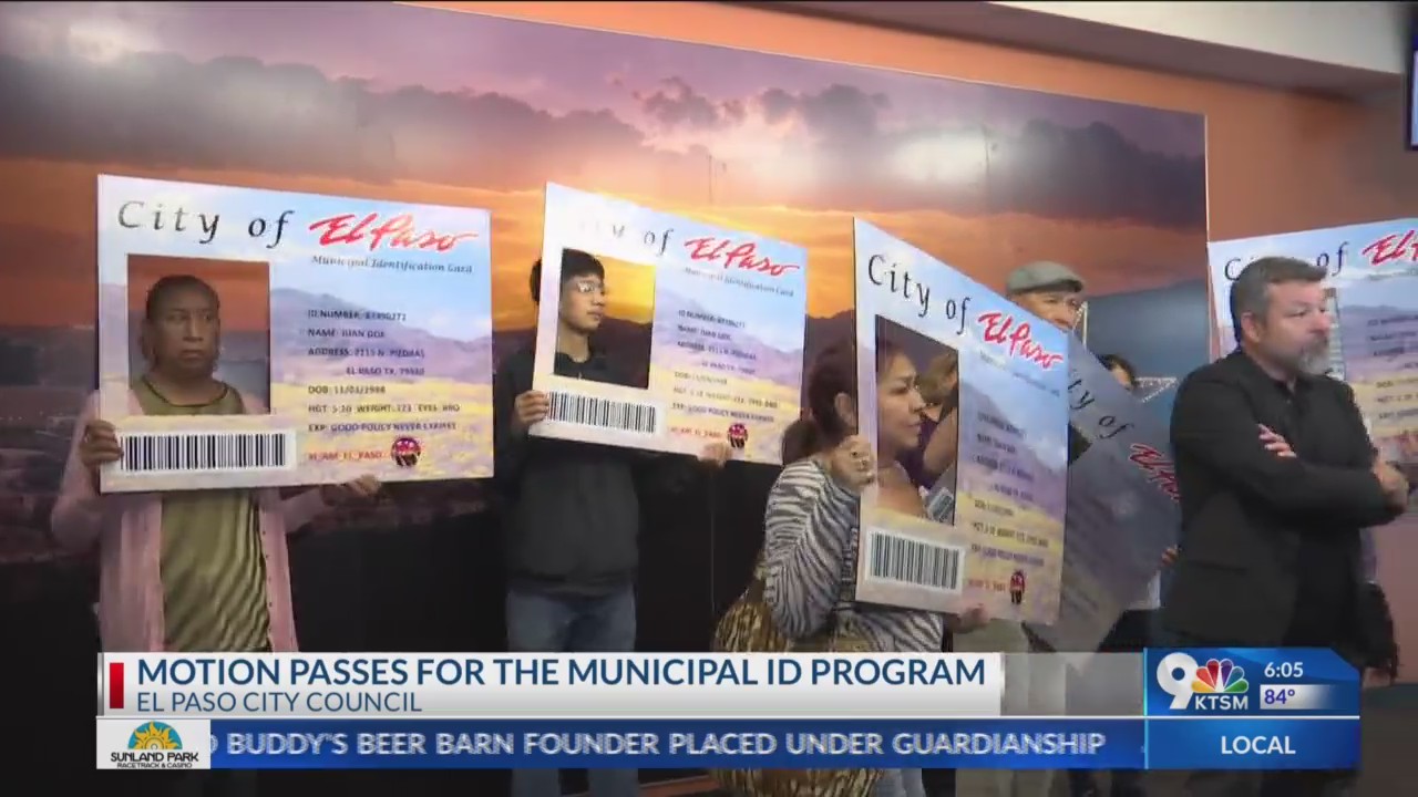 El Paso City Council passes motion to give out municipal ID program ...